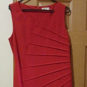Red dress Calvin Klein size 12